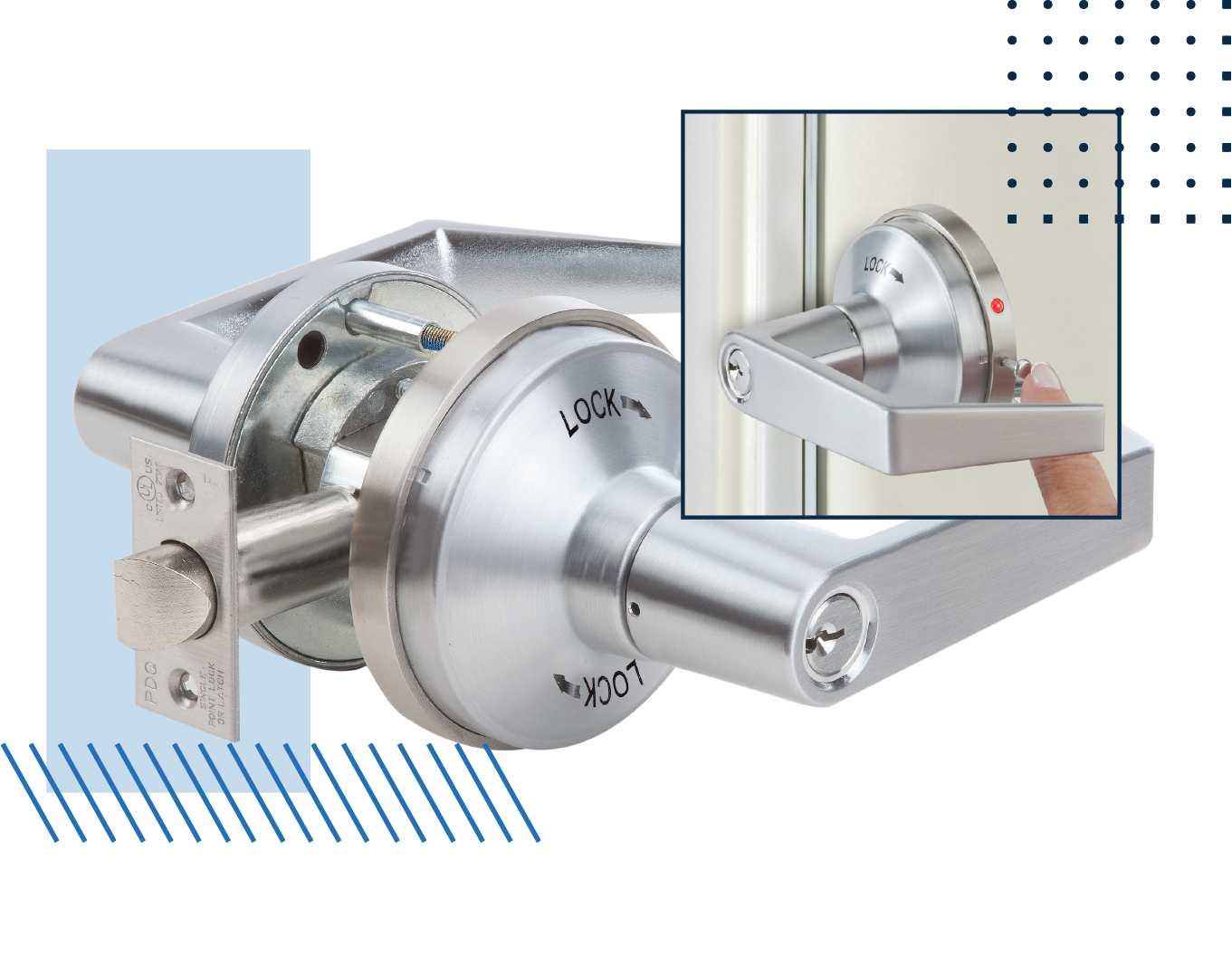 Spintly SDS Electric Cylindrical Lock PDQ Locks